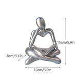 Nordic Resin Book Figurines for Home Decor - Abstract Statue for Living Room & Office Desk - Minihomy