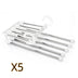 5-in-1 Multifunctional Wardrobe Hangers - Stainless Steel Clothes Hangers for Pants, Shirts, & More - Minihomy