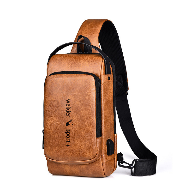 Retro Casual Shoulder Messenger Bag For Men