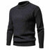 Autumn Men's Knitwear Solid Color Round Neck Sweater - Minihomy