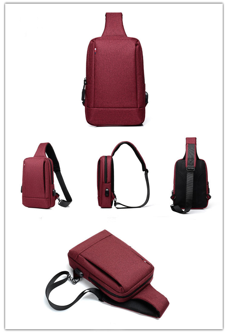 Men Chest Bag Shoulder Bags Crossbody Sling Backpack - Minihomy