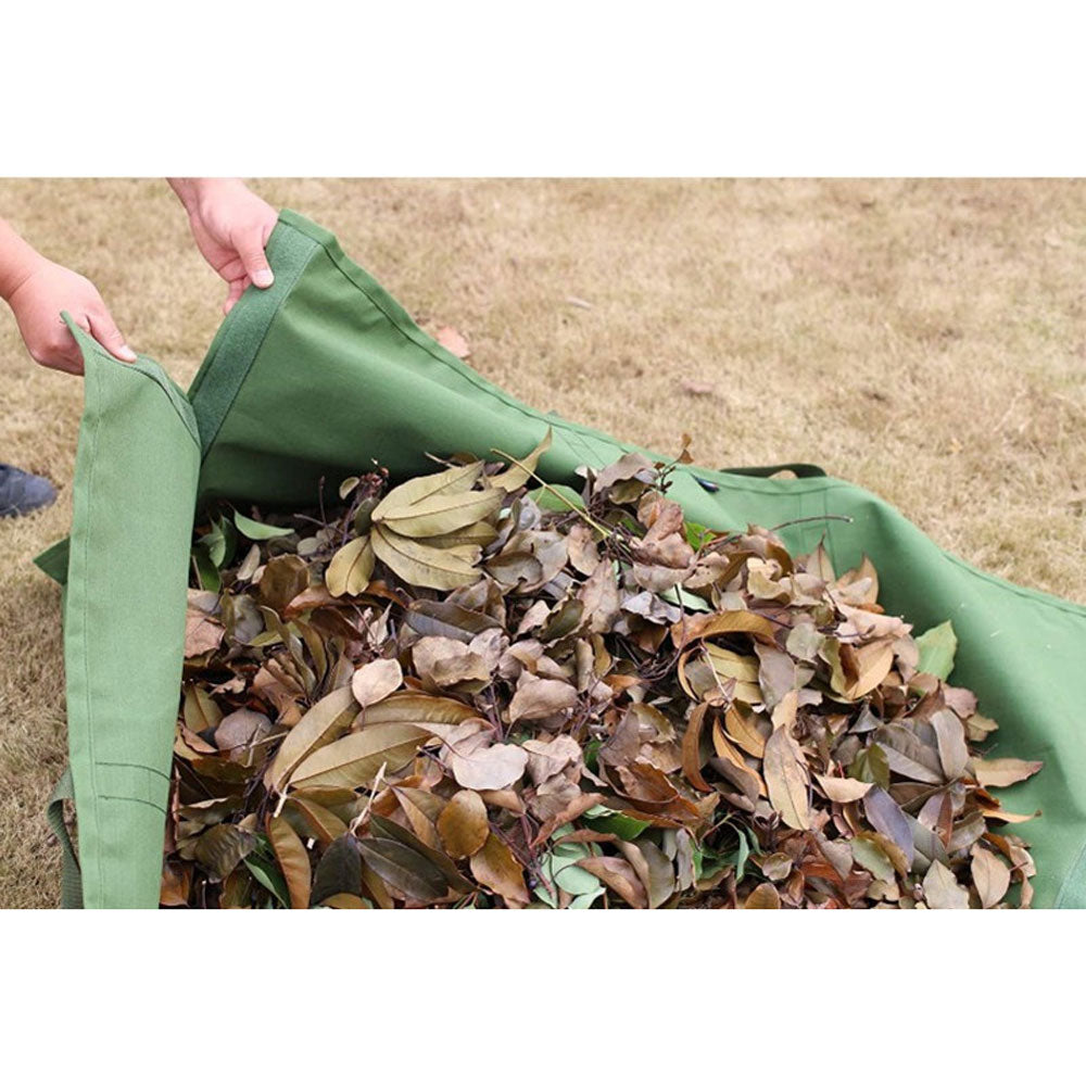 Garden Leaf Storage Outdoor Lawn Yard Waste Tarpaulin Container - Minihomy