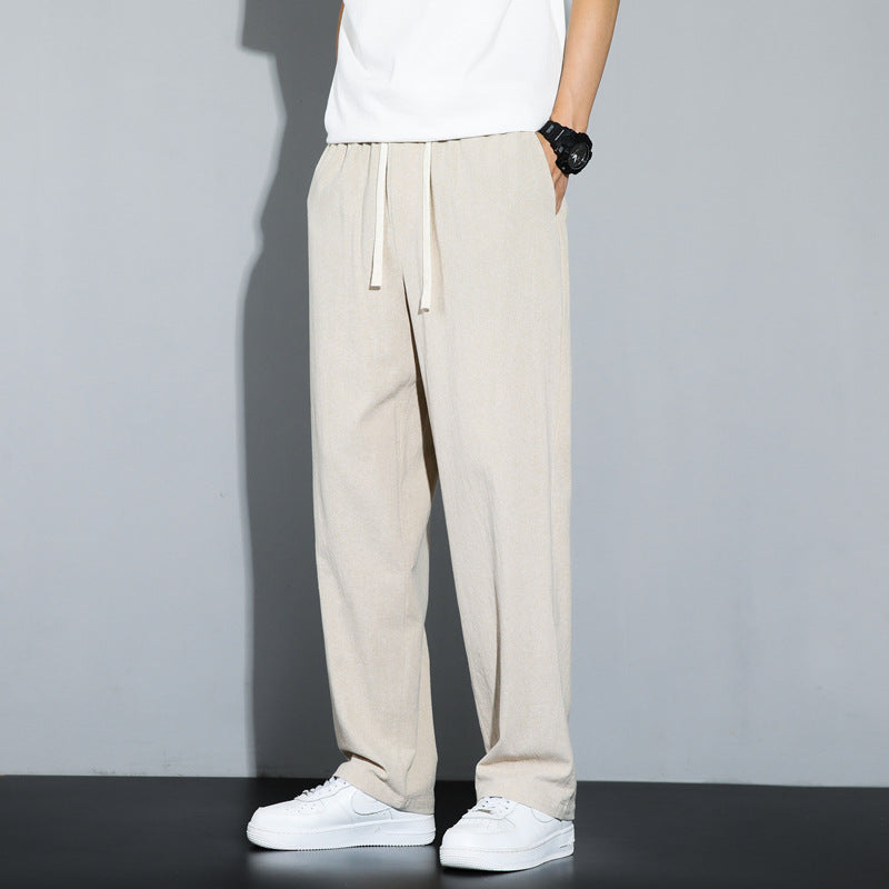 Men's Linen Casual Pants - Minihomy