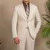 Hemp Texture Half Lined Slim Fit Men's Suit - Minihomy