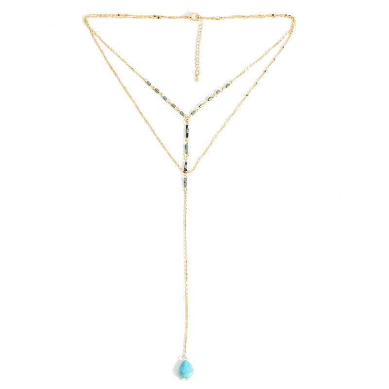 Bohemian Style Multi Layer Necklace Women Long - Minihomy