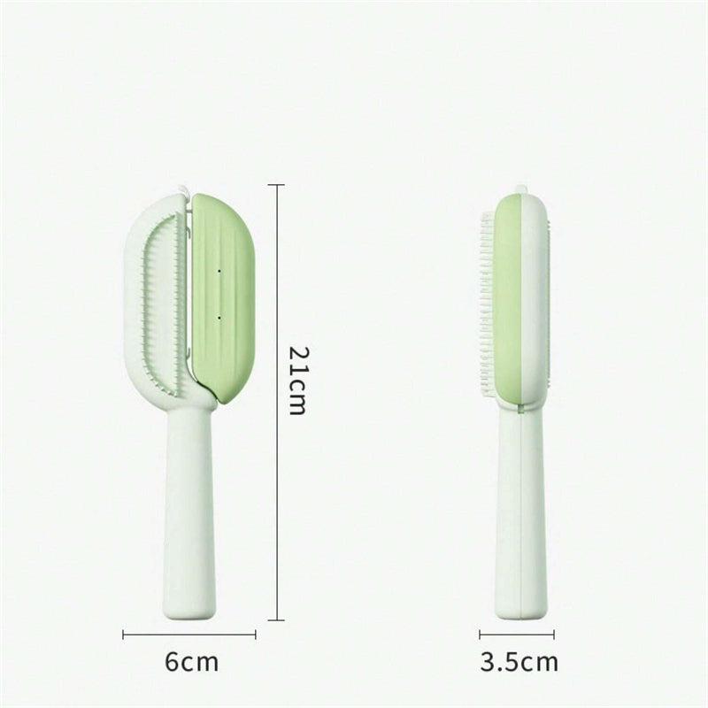 3-In-1 Self-Cleaning Massage Combs - Floating Hair Removal Brush for Pets Grooming - Minihomy