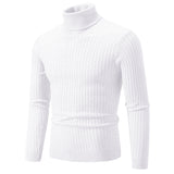 Pullover High Collar Casual Sweater for Men