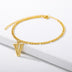 Initial Gold Letter Anklet Alphabet Pendants Jewelry - Minihomy