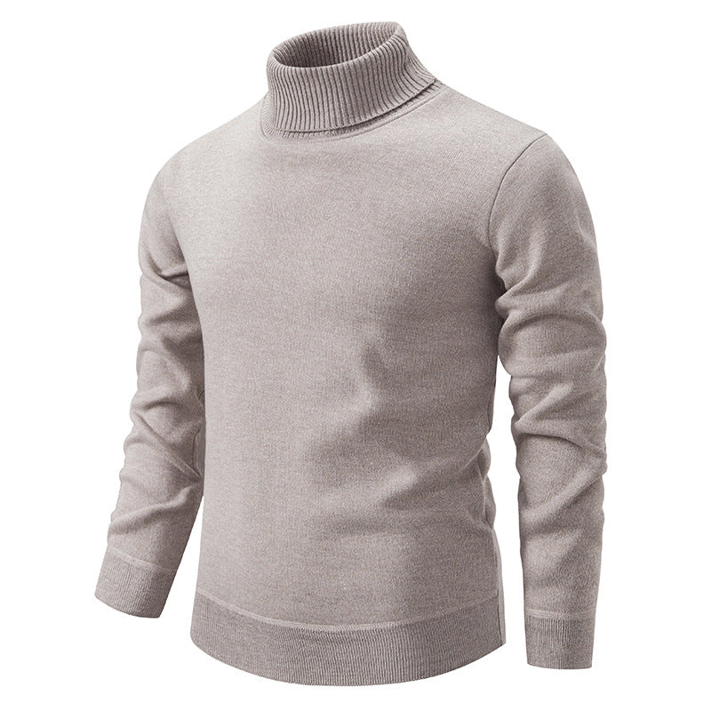 Autumn and Winter Velvet Thickening Sweater - Men's Turtleneck - Minihomy