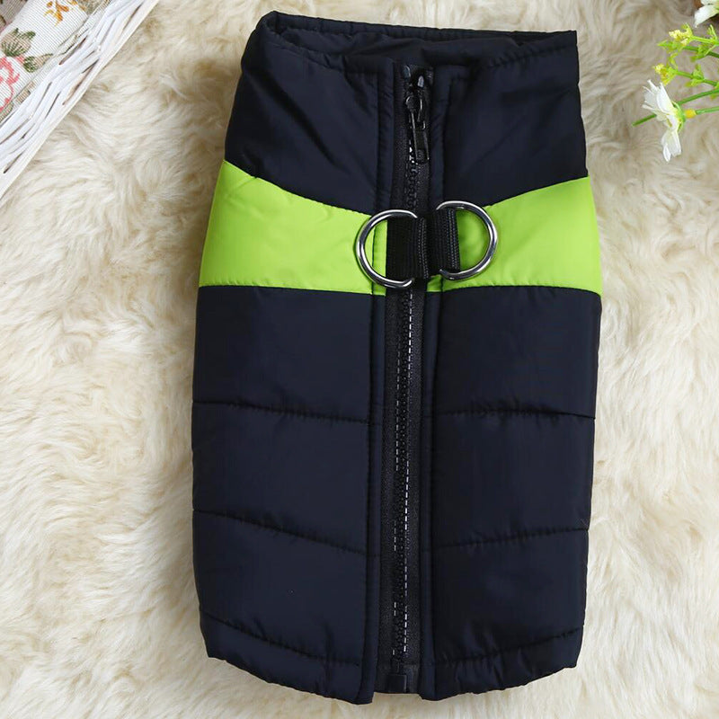 Autumn And Winter Pet Ski Wear Dog Outdoor Coat Vest Breathable Pet Supplies Coat - Minihomy