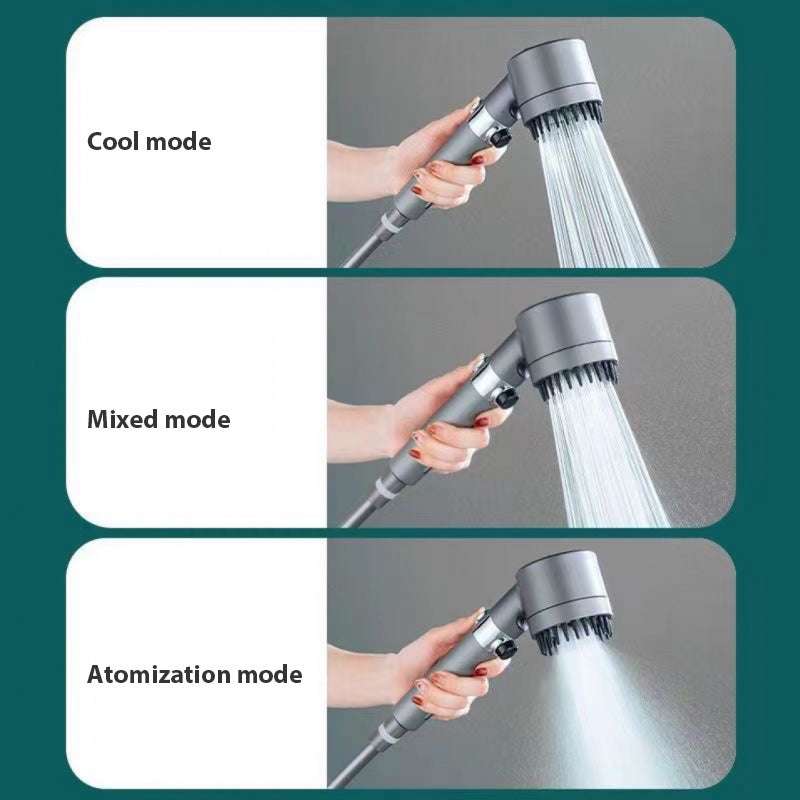 3 Modes High Pressure Shower Head with Filter - Portable Rainfall Faucet Tap for Bathroom - Minihomy