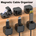 Magnetic Cable Clip - Under Desk Cable Management for Wire Organization - Minihomy