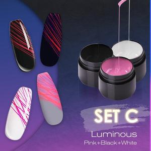 Manicure Luminous Nail Art Spider Nail Gel UV Nail Polish - Minihomy