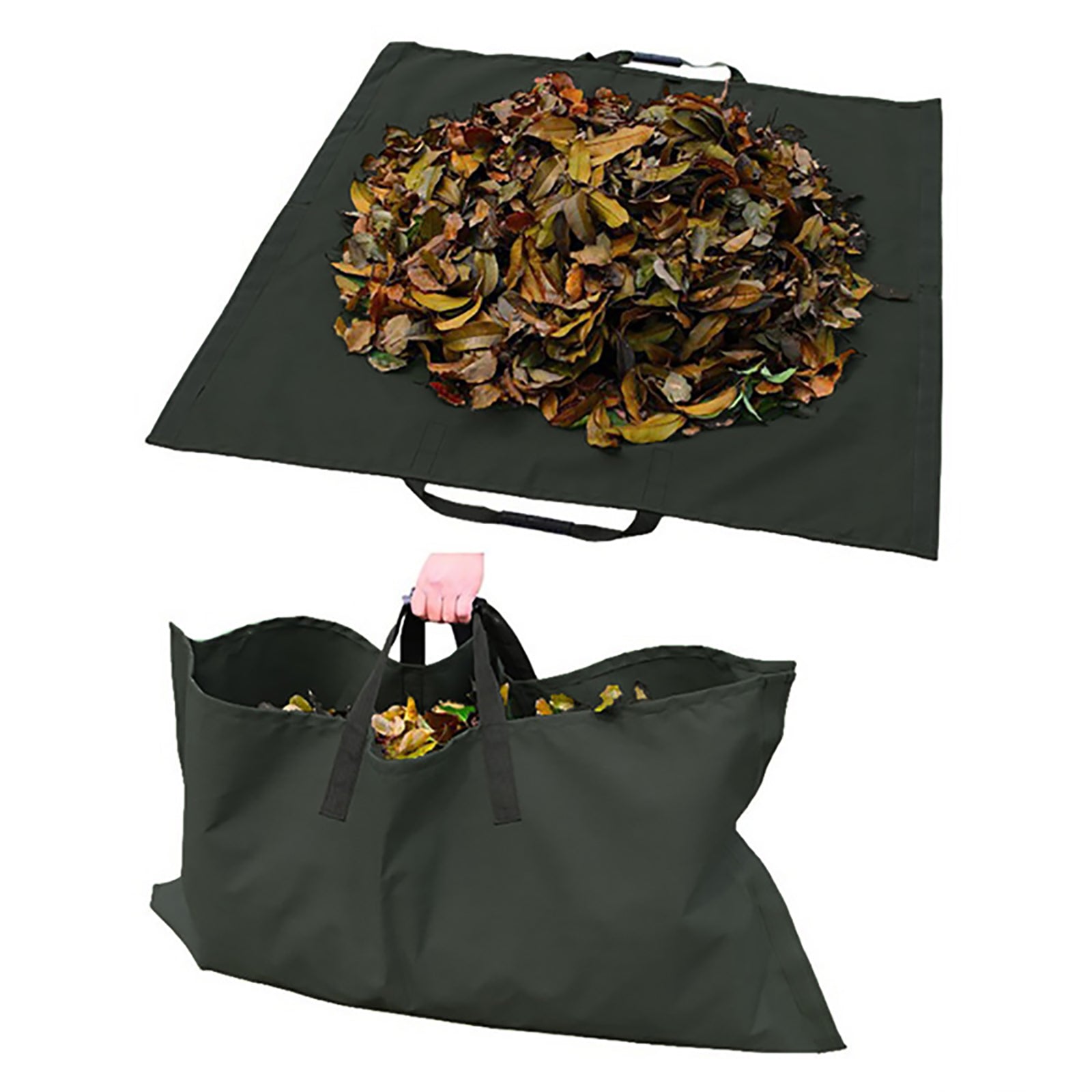 Garden Leaf Storage Outdoor Lawn Yard Waste Tarpaulin Container - Minihomy