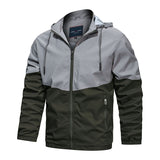 Hooded Stand Collar Casual Men Jacket - Minihomy