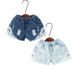 Children's Denim Shorts Lace Shorts - Minihomy