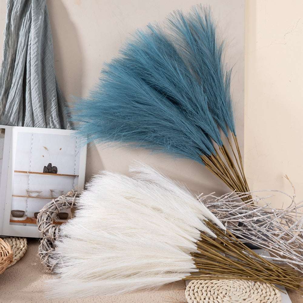 Mini Pampas Grass: Faux Flower Home Decor