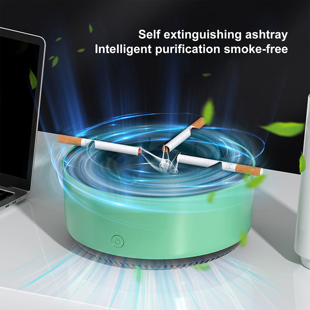 Intelligent Electronic Ashtray with Air Purifier - Durable and Convenient - Minihomy