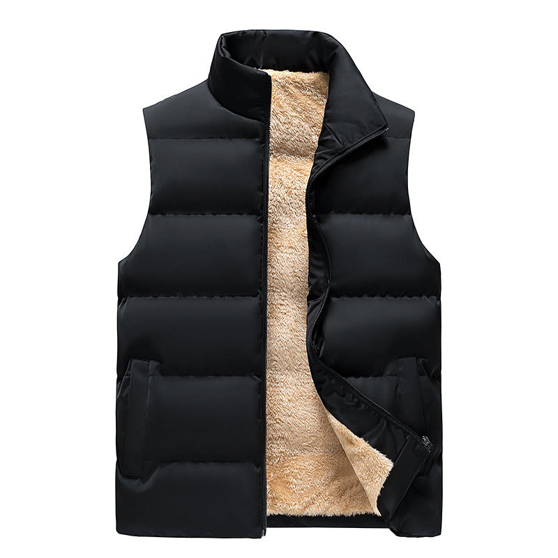 Lambswool Men's Down Cotton Vest Clip Outerwear - Minihomy