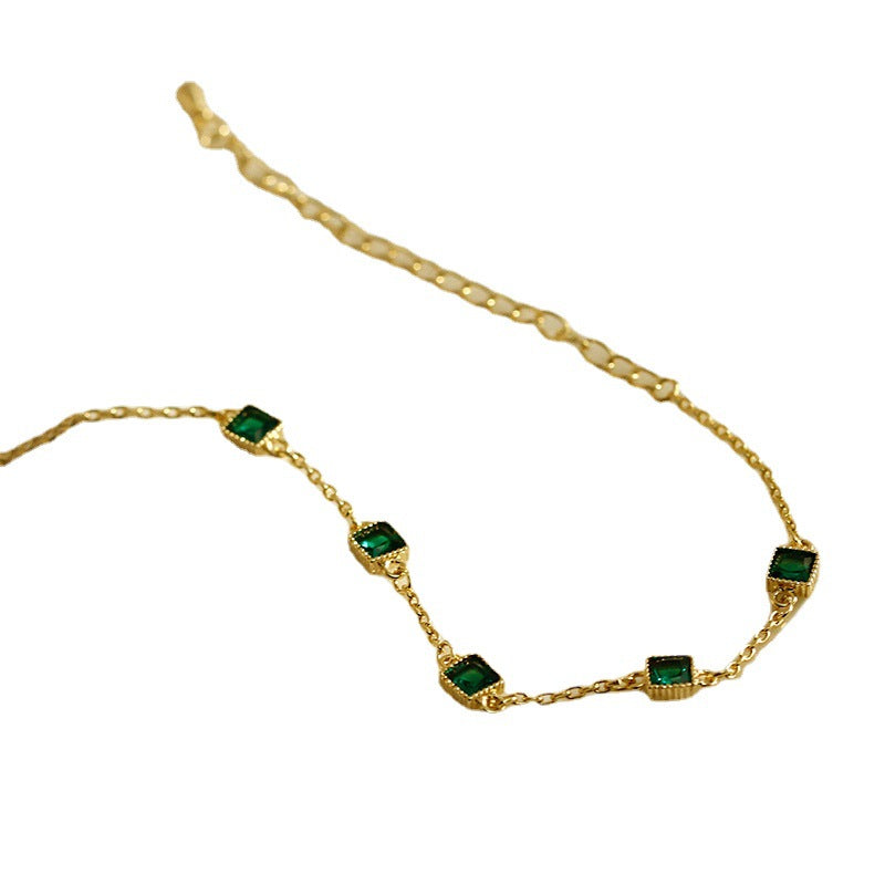 All-match Elegant Exquisite Emerald Zircon Bracelet - Minihomy