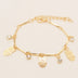 Ethnic Style Golden Owl Tassel Bracelet - Minihomy