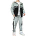 Men's Casual Tracksuit 2-Piece Set - Jackets and Pants - Minihomy