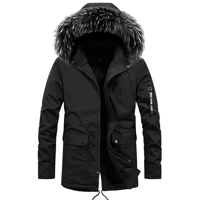 Men's Casual Zipper Regular Cotton-Padded Jacket - Minihomy