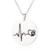 Creative Dog Cardiogram Necklace - Minihomy