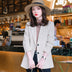 Plaid Suit Jacket Women's Woolen Top - Minihomy