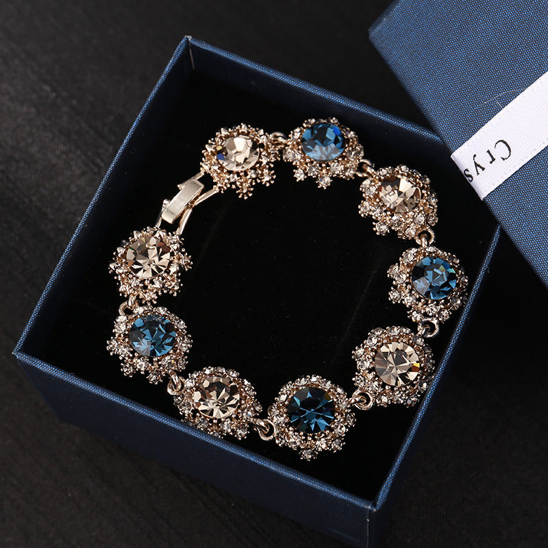 Super Flash Rhinestone Vintage Crystal Bracelet