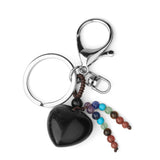 Love Natural Stone Crystal Keychain - Minihomy