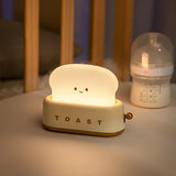 Funny LED Bread Maker Night Light - USB Charging, Dimmable, Timer, Kids Room Lamp - Minihomy