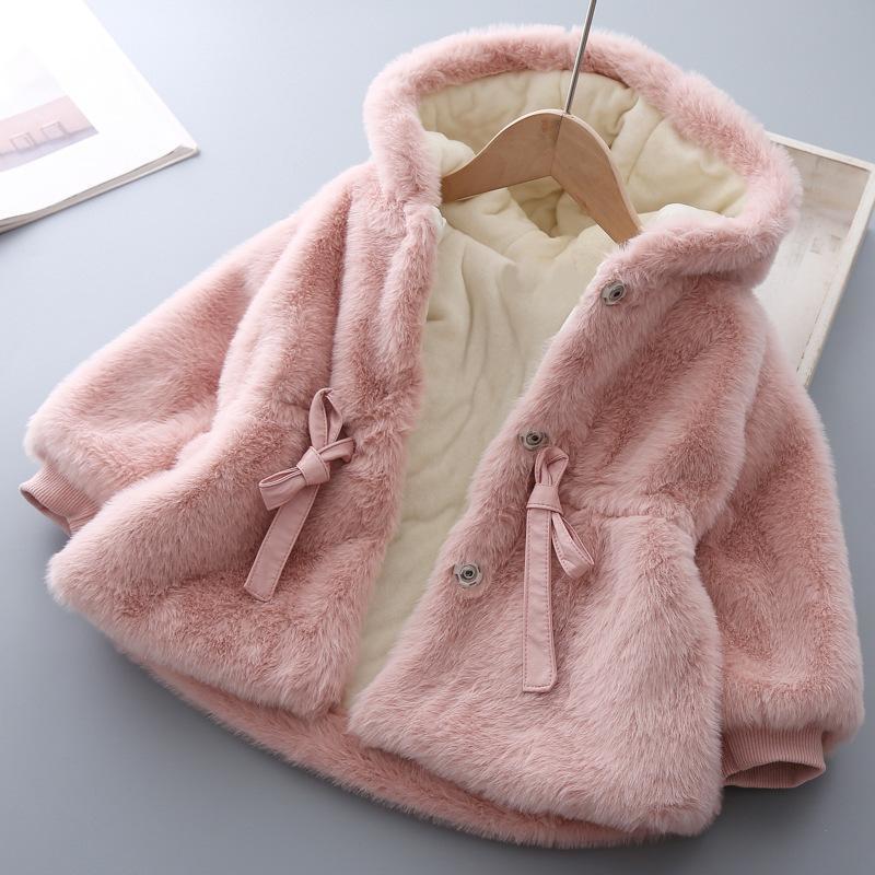 Baby Winter Clothes Kids Plus Velvet Padded Wool Sweater - Minihomy