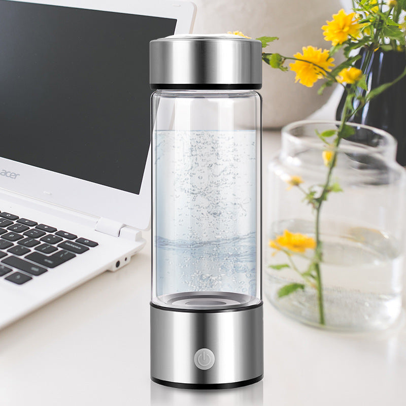 Hydrogen Water Bottles Electric Hydrogen Rich Water Generator Bottle New Technology Rechargeable Portable Antioxidant - Minihomy