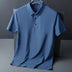 Breathable Lapel Short Sleeved T Shirt For Men - Minihomy