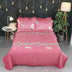 Crystal Velvet Bed Cover With Warm Quilted Sheets Korean Style - Minihomy