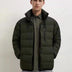 Men's Technology Fabric Stand Collar Waterproof Quilted Cotton-padded Jacket - Minihomy