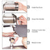 Multifunctional Stainless Steel Rotary Cheese Grater, Kitchen Vegetable Grinder, Salad Slicer - Minihomy