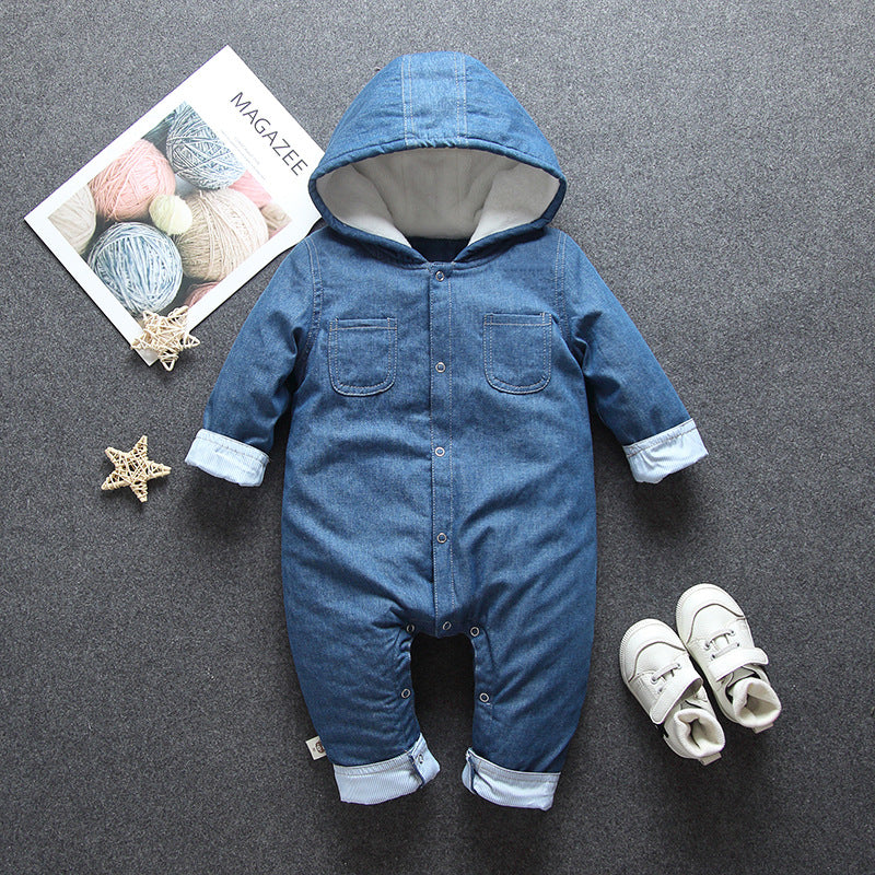 Thicken baby clothes in autumn and winter