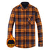 Men's Leisure Warm Plaid Shirt Coat - Minihomy