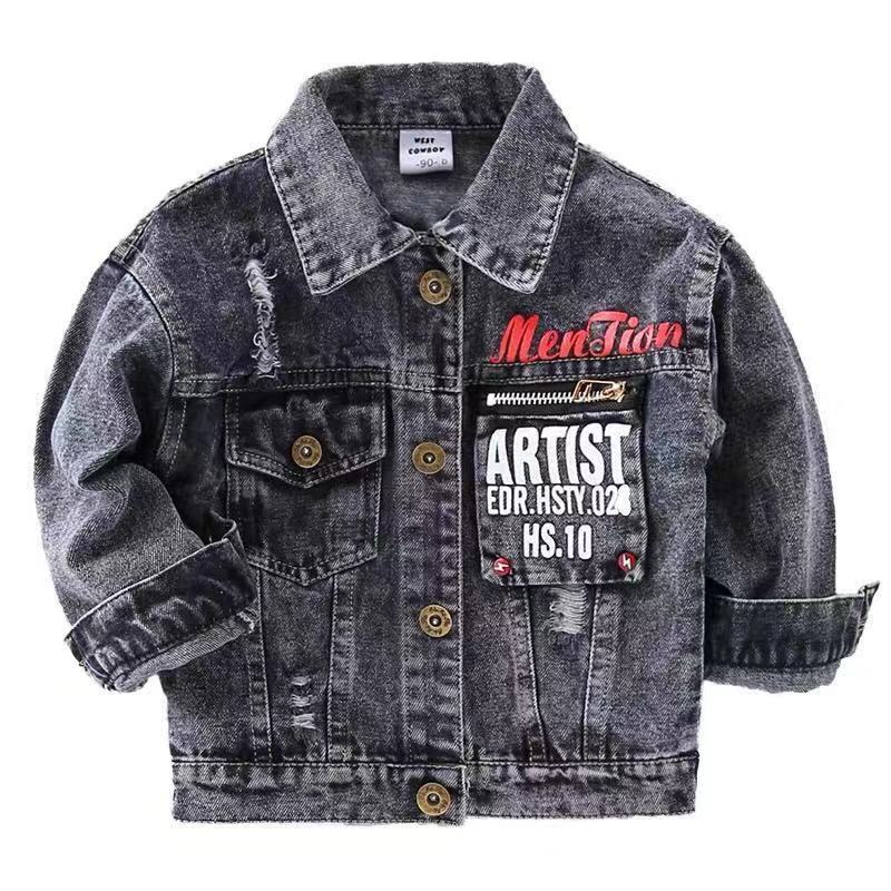 Boys' Denim Children's Jacket - Minihomy