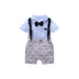 Baby boy short sleeve suit summer baby overalls - Minihomy