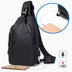 Black Sling Crossbody Backpack Shoulder Bag For Men Chest Bag - Minihomy