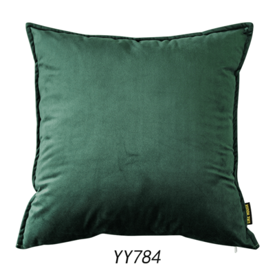 Solid color velvet pillow velvet