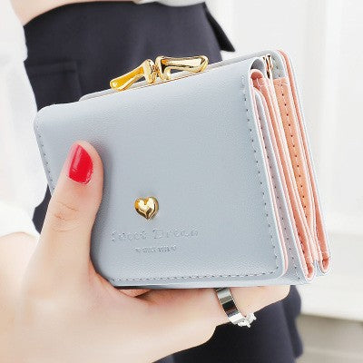 Buckle Change Bit Card Bag Multi-function Wallet - Minihomy