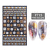 3D Christmas Series Two-color Golden Laser Snowflake Thin Nail Stickers - Minihomy