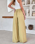 Casual Pants Women's High Waist Wide Leg Pants - Minihomy