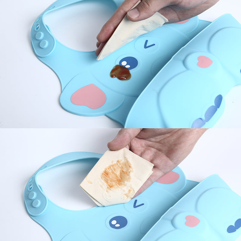 Baby silicone eating bib - Minihomy