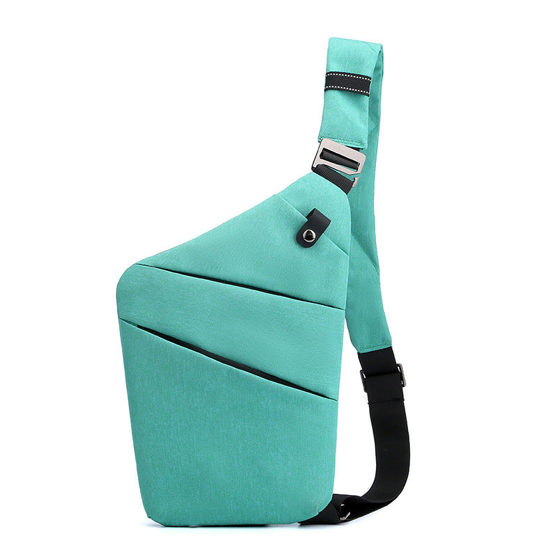 Canvas Chest Bag: Unisex Crossbody Shoulder Bag