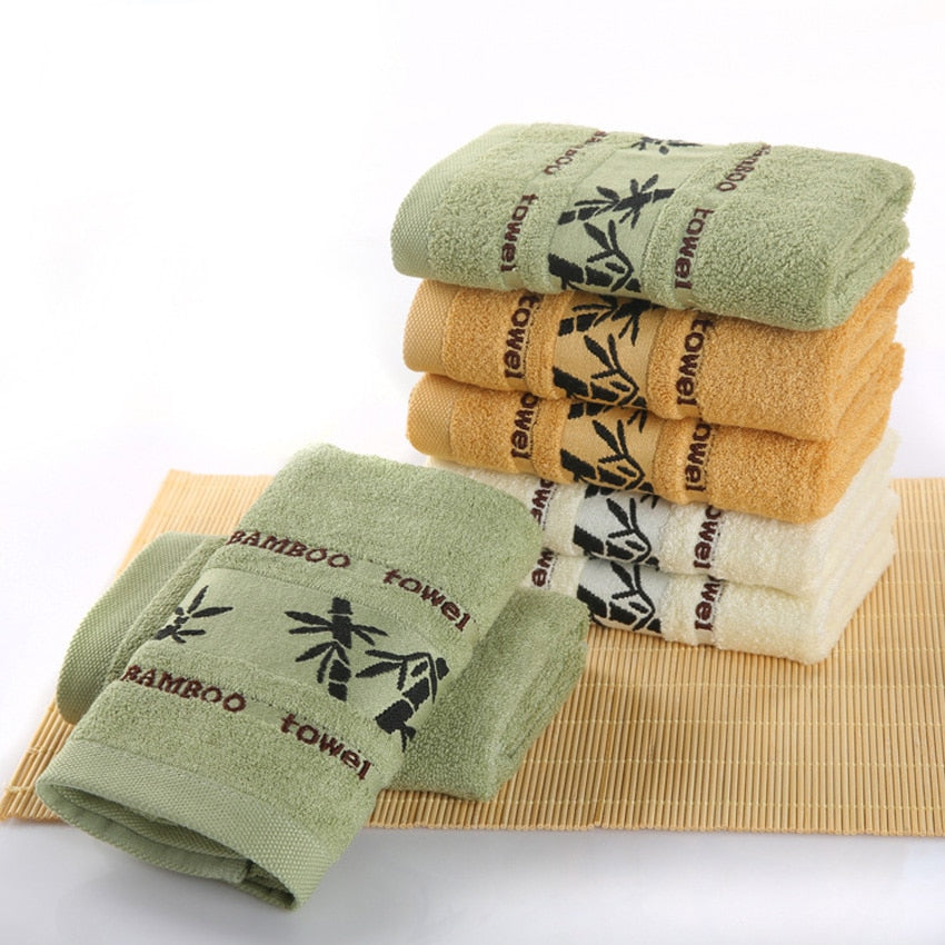 Bamboo Charcoal Fiber Bath Towel - Minihomy